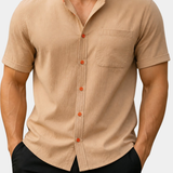 James Oxford Classic Short Sleeve Shirt for Men