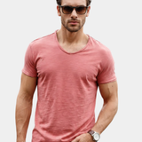 James Oxford Cotton Summer T-Shirt for Men