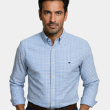 James Oxford Patterned Button-Up Shirt for Men