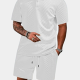 James Oxford Summer Textured Knit Set for Men