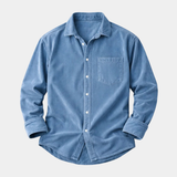James Oxford Classic Corduroy Shirt for Men