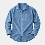 James Oxford Classic Corduroy Shirt for Men