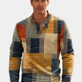 James Oxford Patchwork Shirt for Men