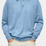 James Oxford Long Sleeve Polo Shirt for Men