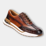 James Oxford Leather Trainers for Men
