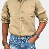 James Oxford Non-Iron Long Sleeve Shirt for Men