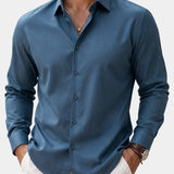 James Oxford Classic Formal Long Sleeve Shirt for Men