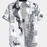 James Oxford Classic Printed Shirt for Men