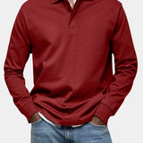 James Oxford Knit Polo Shirt for Men