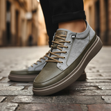 James Oxford Leather Trainers for Men