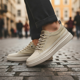 James Oxford Leather Trainers for Men