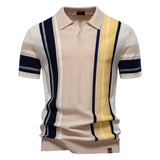 Marcus Contrast Knit Polo