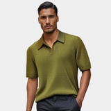 James Oxford Modern Knit Polo Shirt for Men
