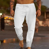 James Oxford Casual Cotton Beach Trousers