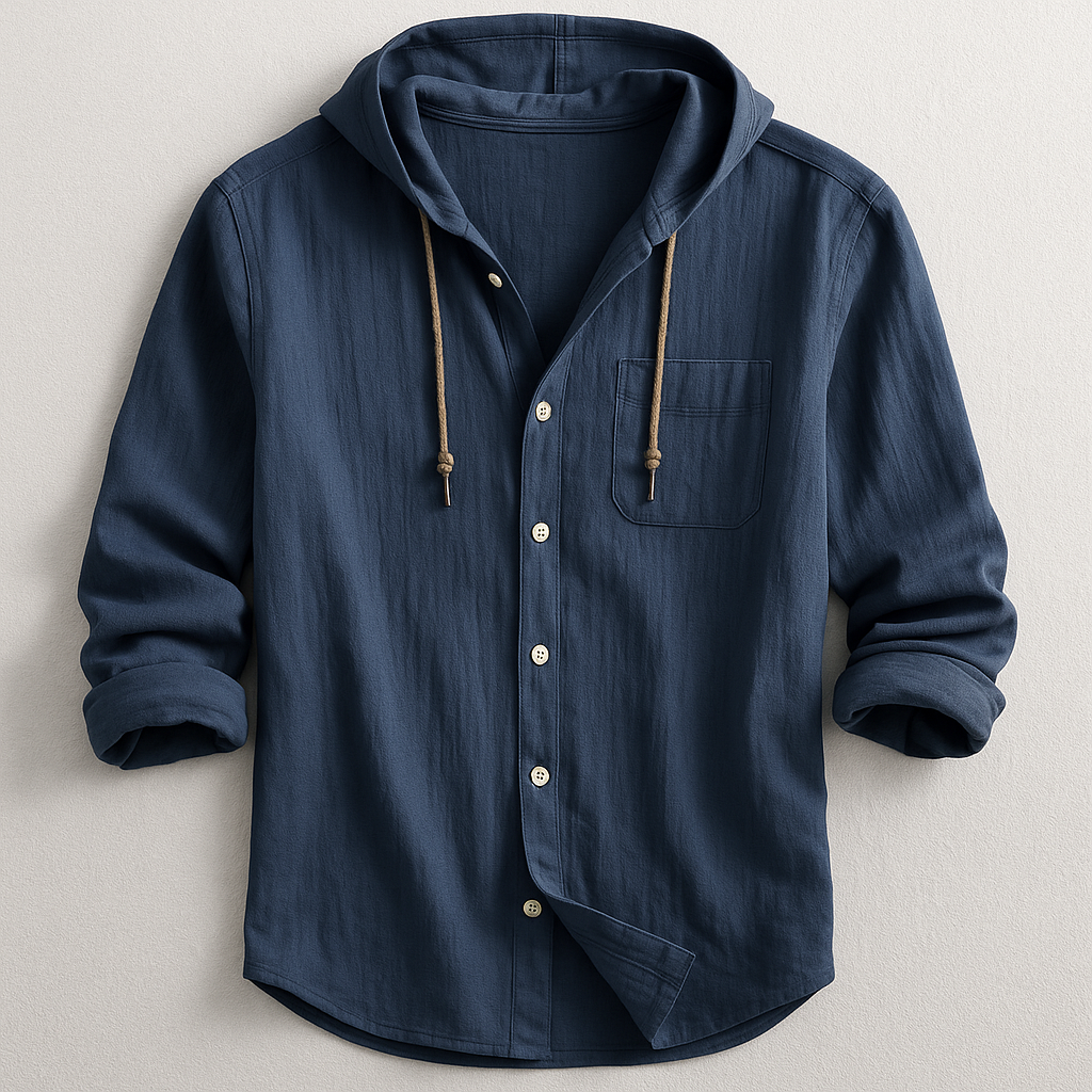 James Oxford Luxury Hooded Shirt