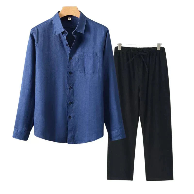 Navora Linen Long Sleeve Set