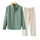 Navora Linen Long Sleeve Set
