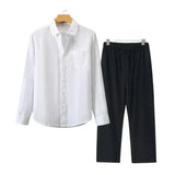 Navora Linen Long Sleeve Set