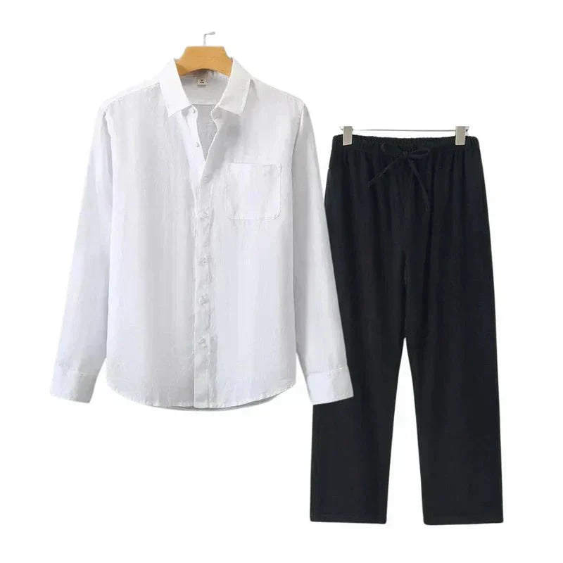 Navora Linen Long Sleeve Set