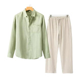 Navora Linen Long Sleeve Set