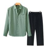 Navora Linen Long Sleeve Set
