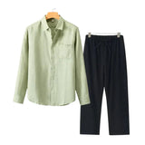 Navora Linen Long Sleeve Set