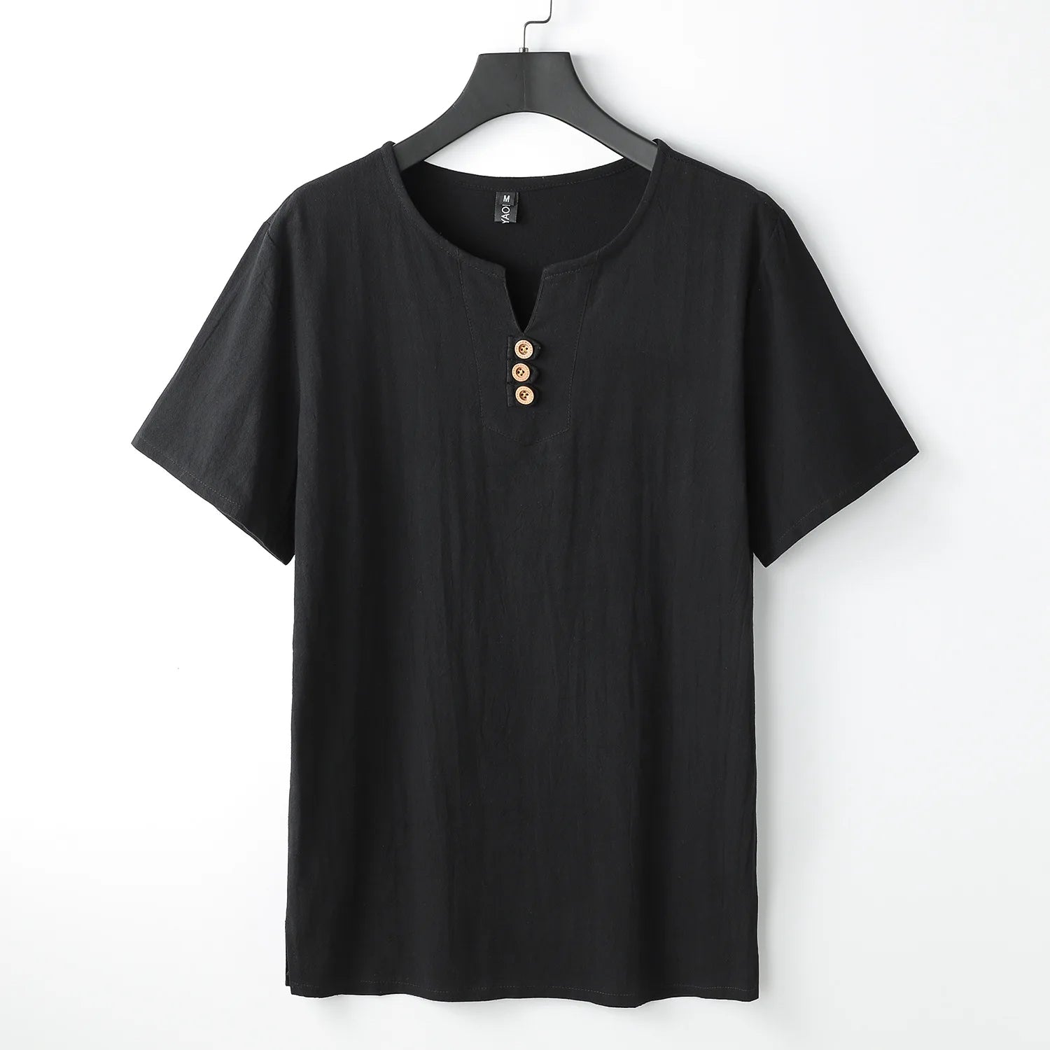 Castello Linen Button Tee