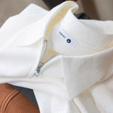 Hampton Waffle Knit Long Sleeve Polo