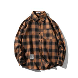 Driftwood Loose-Fit Plaid Shirt