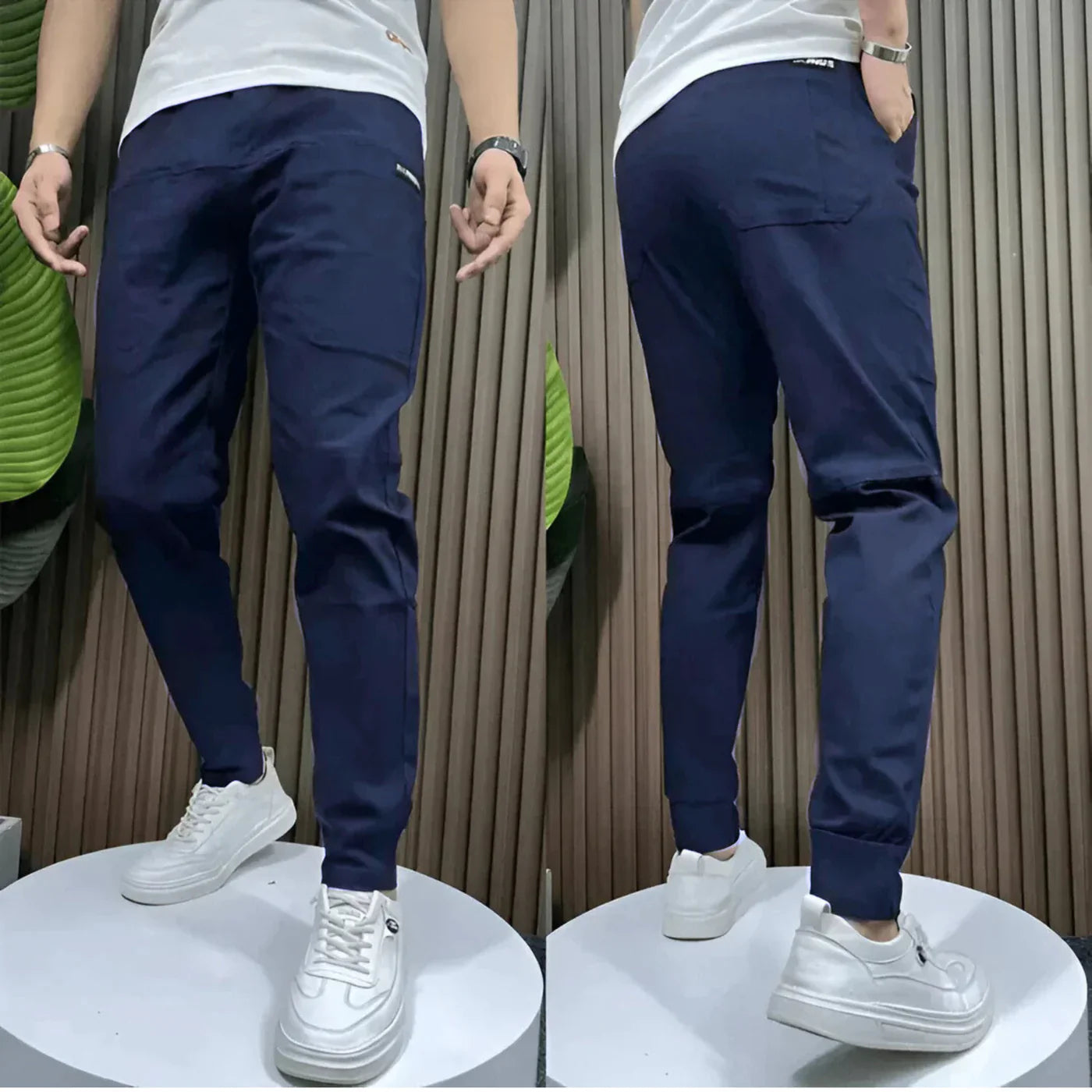 James Oxford Premium Stretch Cargo Trousers