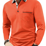 James Oxford Classic Long Sleeve Polo Shirt