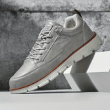 James Oxford Leather Support Trainers