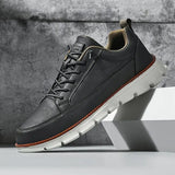 James Oxford Leather Support Trainers