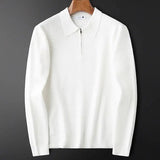 Hampton Waffle Knit Long Sleeve Polo
