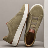 James Oxford Suede Slip-On Shoes for Men