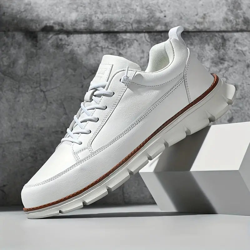 James Oxford Leather Support Trainers