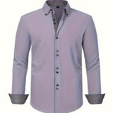 Albert Elegant Lightweight Shirt with Contrast Details