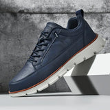 James Oxford Leather Support Trainers