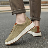 James Oxford Laceless Suede Shoes for Men