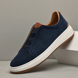 James Oxford Laceless Suede Shoes for Men