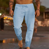 James Oxford Casual Cotton Beach Trousers