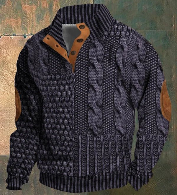 Vintage Printed Jumper