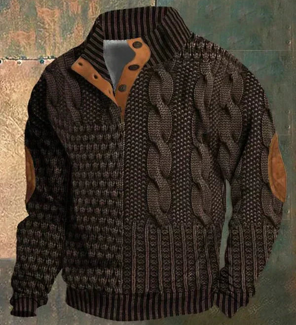 Vintage Printed Jumper