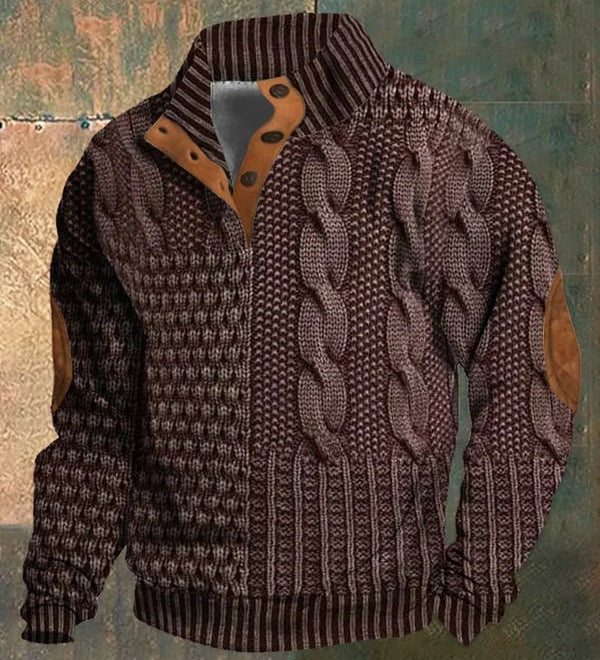 Vintage Printed Jumper