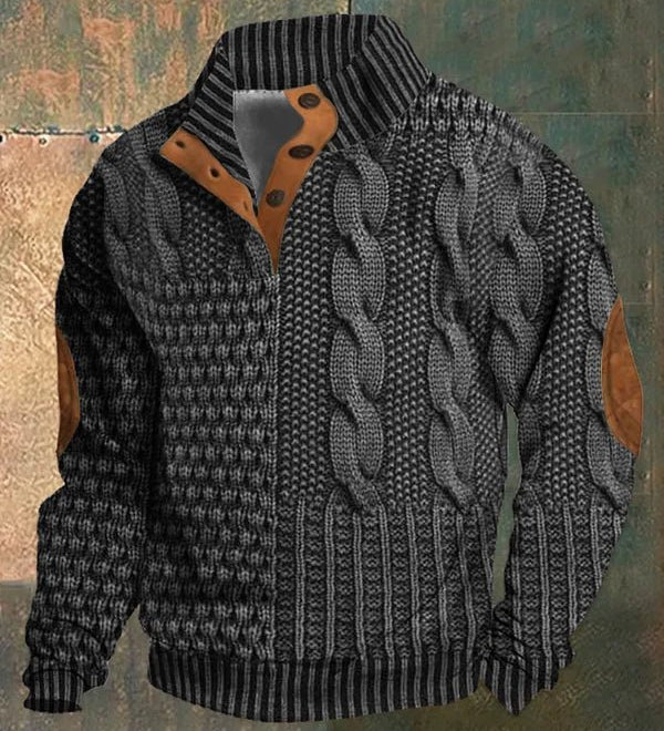Vintage Printed Jumper
