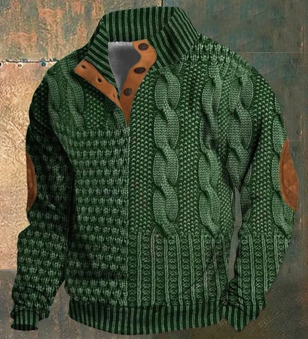 Vintage Printed Jumper