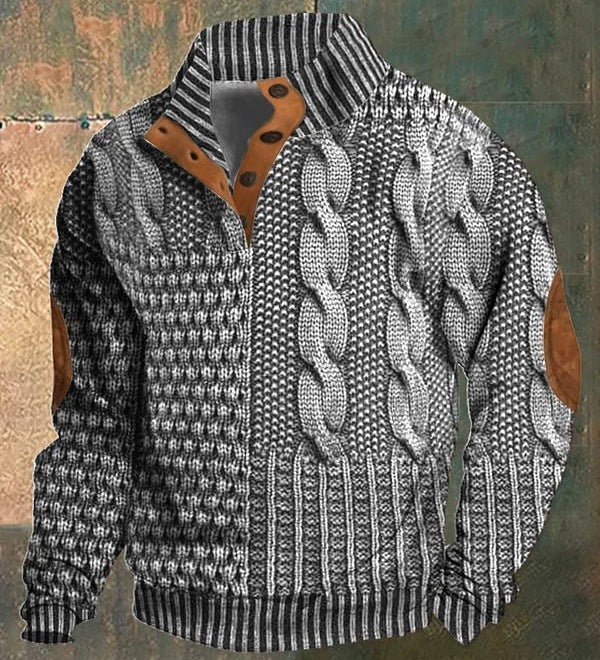 Vintage Printed Jumper
