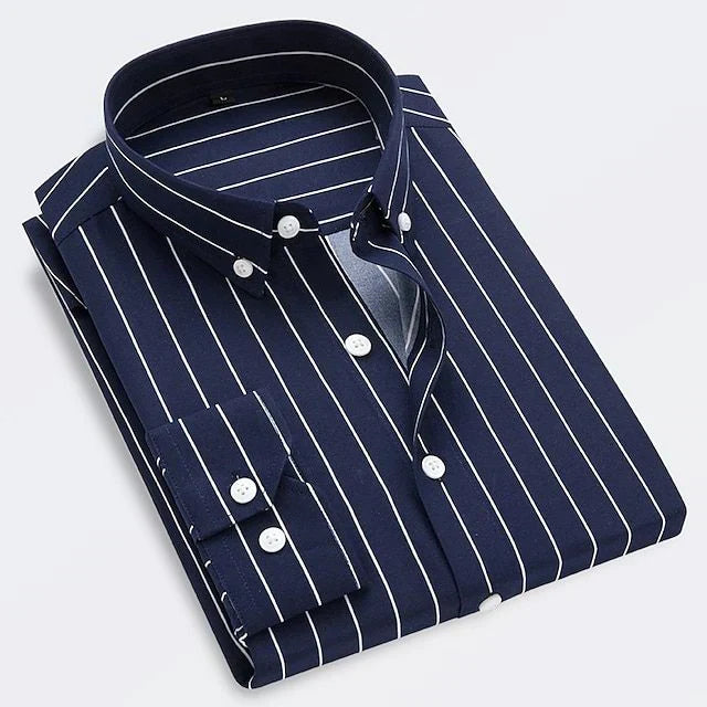 James Oxford Striped Shirt for Men