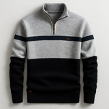 Men's Zip Neck Jumper