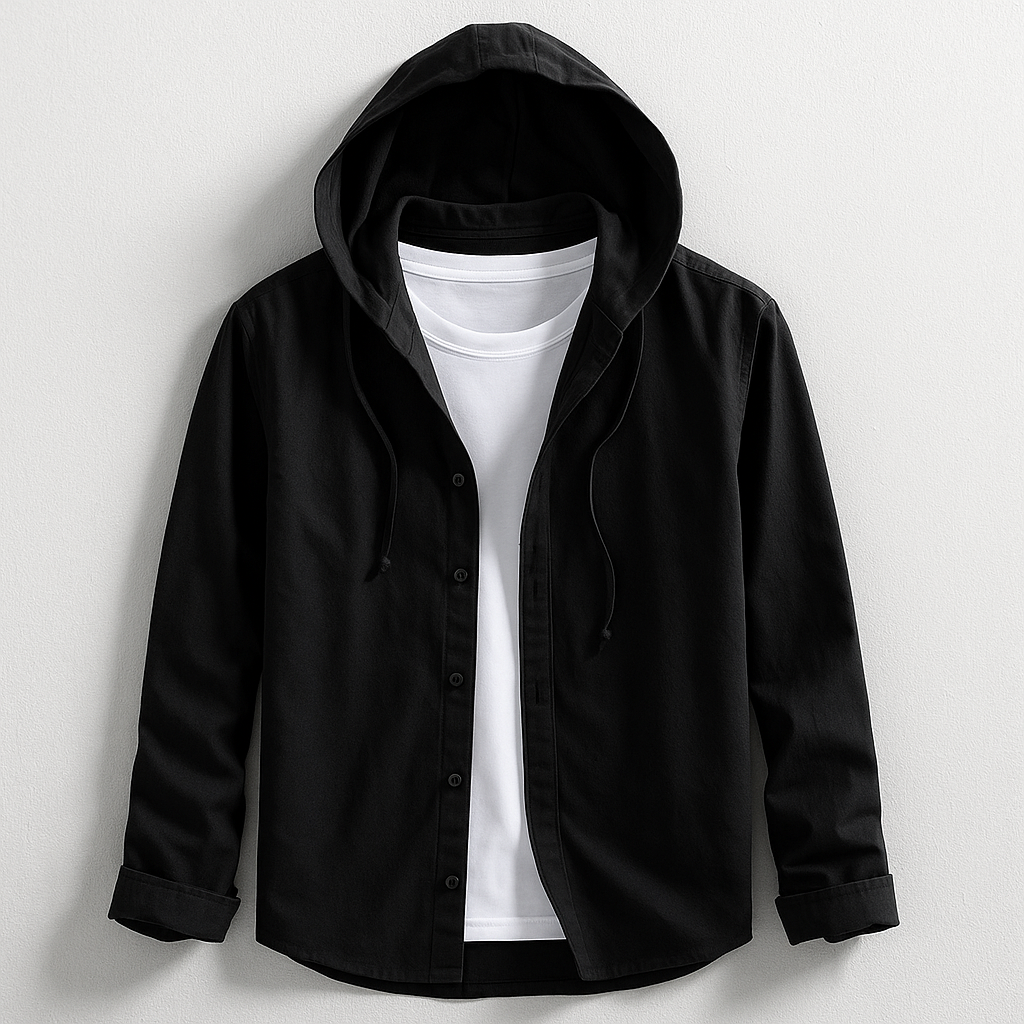 James Oxford Luxury Hooded Shirt